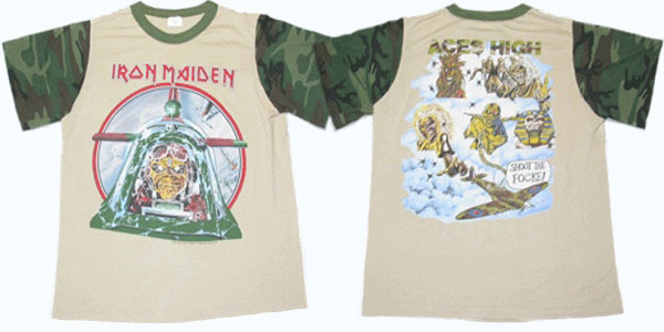 เสื้อ ไอรอน เมเดน Iron Maiden Aces High Camouflage